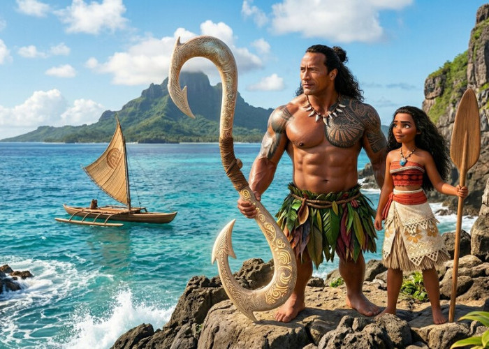 Resmi Rilis! Trailer Live-Action Moana Tampilkan Duet Apik Catherine Laga'aia dan Dwayne Johnson