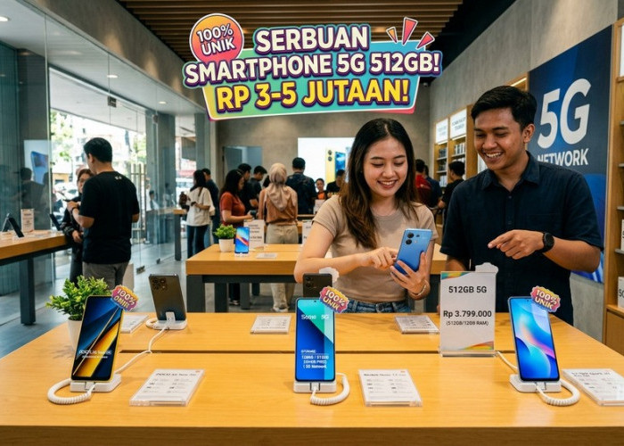 Memori Sekelas Sultan, Harga Rakyat: Era Baru Smartphone 5G 512GB Rp3 Jutaan Dimulai!