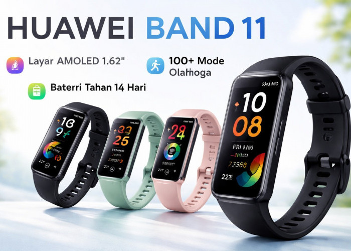 Huawei Band 11: Gelang Pintar Ringan dengan Daya Tahan Baterai Panjang