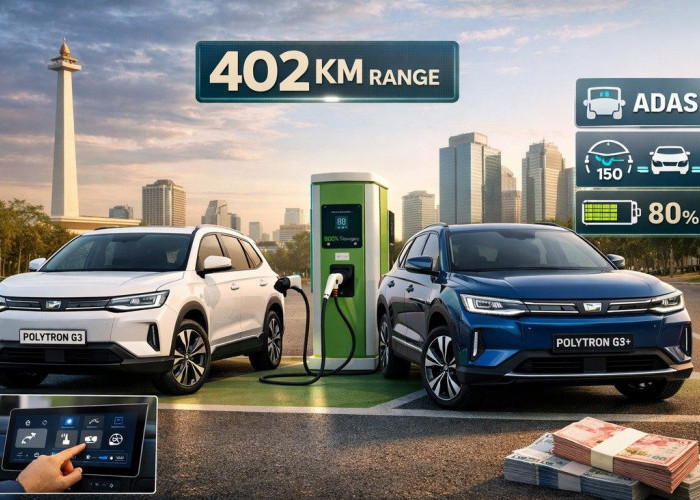 Bisa Tempuh 402 Km Sekali Cas, SUV Listrik Polytron Resmi Dijual di Indonesia, Cek Harga dan Speknya!