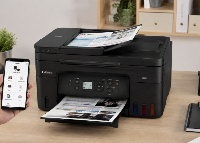 Printer Canon G4770 Hadir dengan Resolusi 4.800 x 1.200 dpi, Cek Fiturnya