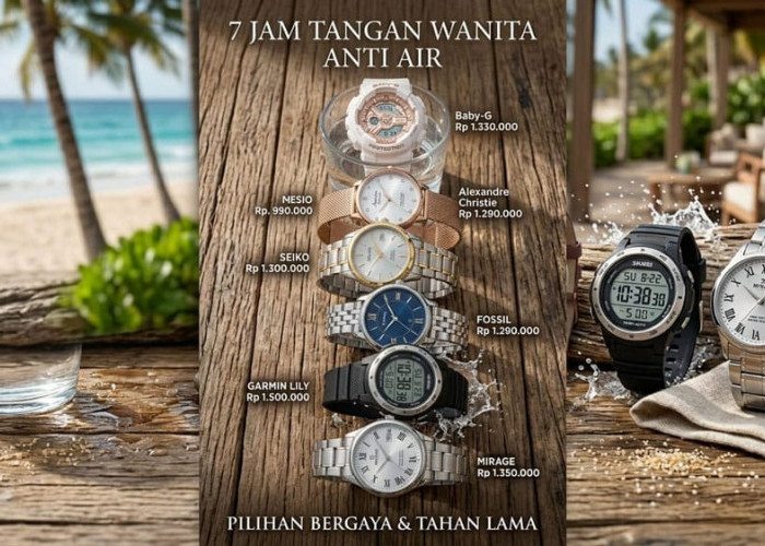 Hujan Bukan Halangan: 7 Jam Tangan Wanita Kece yang Anti Air!