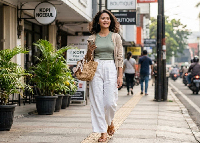 Celana Loose Pants Linen: Sobat Anti-Ribet yang Bikin Look Kamu Auto Mahal