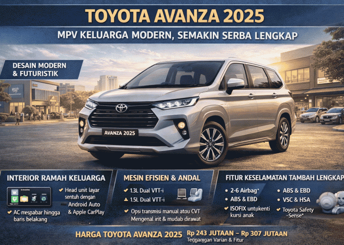 Toyota Avanza 2026 Resmi Berubah! MPV Sejuta Umat Kini Makin Dewasa dan Berkelas
