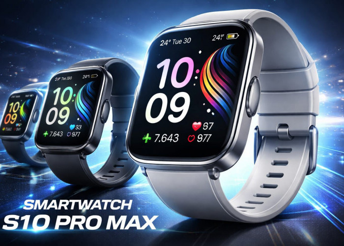 Smartwatch S10 Pro Max Bikin Auto Pengen! Layar Gede, Baterai Awet Banget, Cocok Buat Daily & Olahraga