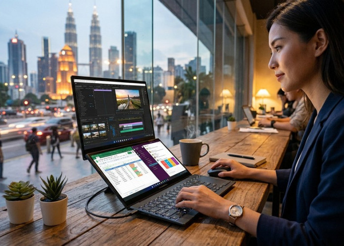 Dua Layar Lebih Gahar: ASUS Zenbook DUO 2026 Libas Habis Batasan Laptop Biasa!
