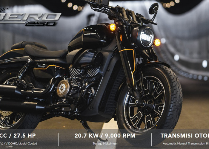 QJMotor SRV 250 Libero: Cruiser 250cc dengan Transmisi AMT yang Praktis untuk Harian dan Touring