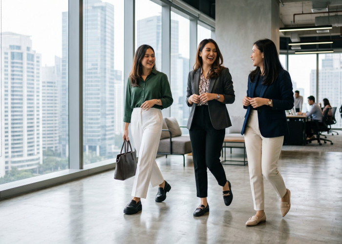 Bukan Sekadar Hitam Polos, Pantofel Ini Bikin Kamu Jadi Fashionista Kantor