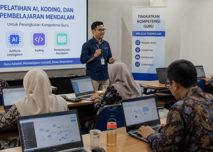 Peningkatan Kompetensi Guru melalui Pelatihan AI, Koding, dan Pembelajaran Mendalam