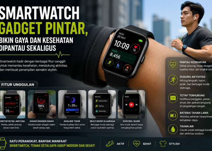 Smartwatch Bukan Sekadar Jam, Kini Jadi Asisten Pintar untuk Gaya Hidup Modern