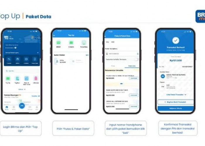 BRImo Permudah Transaksi Digital, Beli Kuota Tanpa Ribet