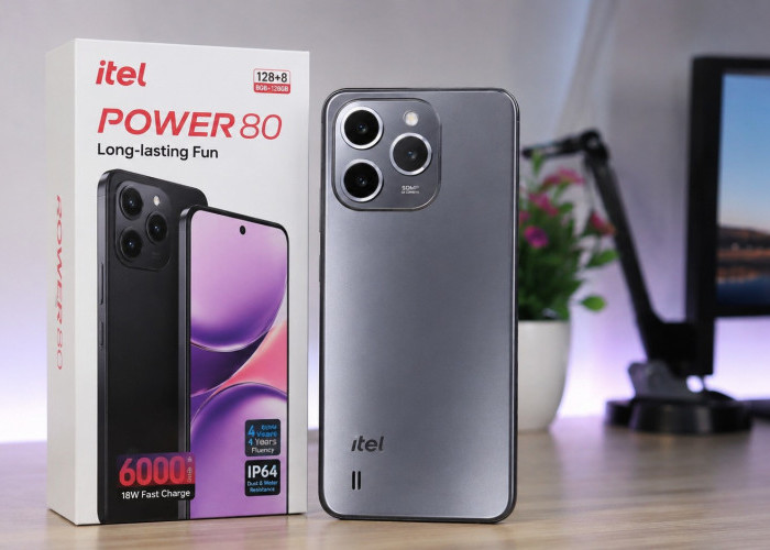 Itel Power 80 Resmi Hadir di Indonesia, Desain Premium Harga Cuma Rp 2 Jutaan!