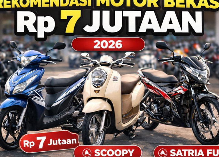Mio, Scoopy, Satria FU: Ini Pilihan Motor Bekas 7 Jutaan Terbaik 2026