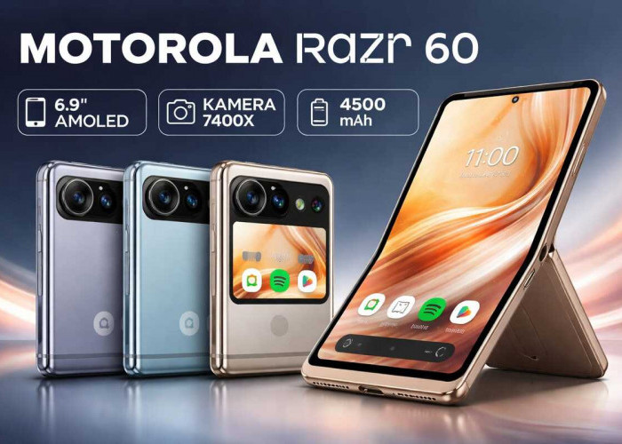 Motorola Razr 60 Meluncur di Indonesia, Ini Spesifikasi dan Harganya