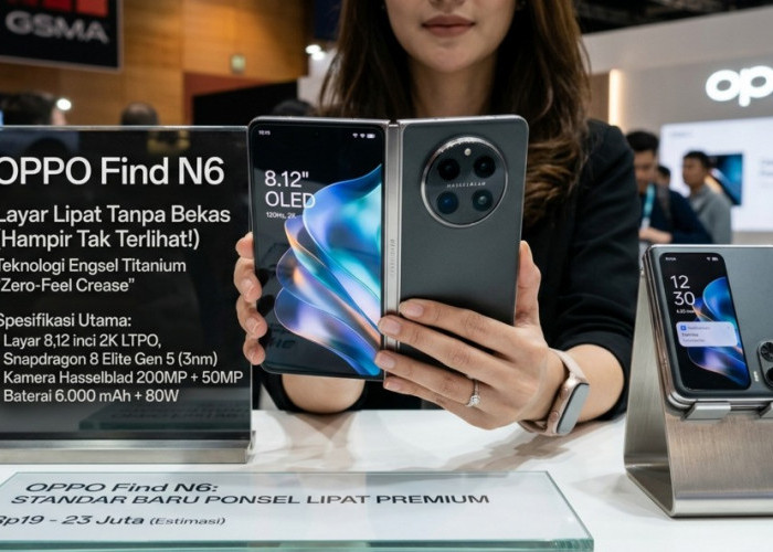 Harga dan Spesifikasi Oppo Find N6, HP Lipat dengan dengan Teknologi Zero-Crease dan Snapdragon Terbaru