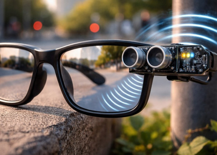 Inovasi Kacamata Pintar Arduino, Bantu Pengguna Hindari Rintangan.