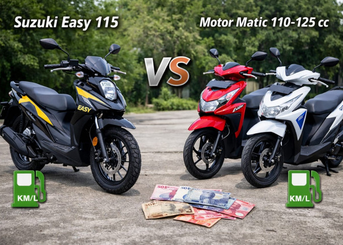 Suzuki Easy 115 vs Yamaha FreeGo: Adu Irit BBM di Tengah Macet Kota