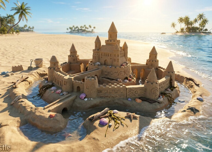 Bangun Istana Pasir Impianmu dalam Game Kasual Sandcastle di PC