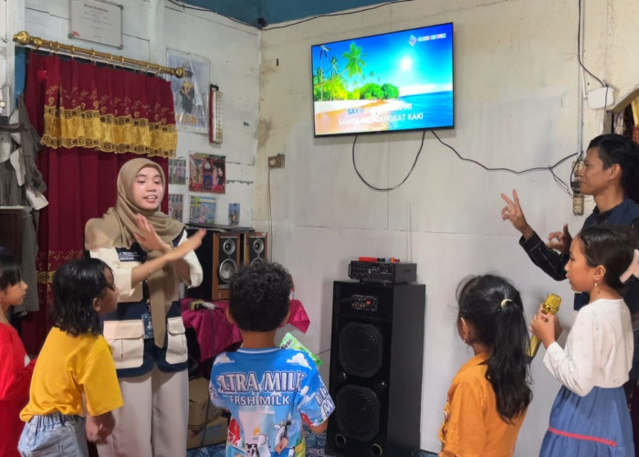 Anti Hoaks Sejak Dini! Cara Kreatif Mahasiswa KKN Bikin Anak Desa Sungai Rebo Melek Media