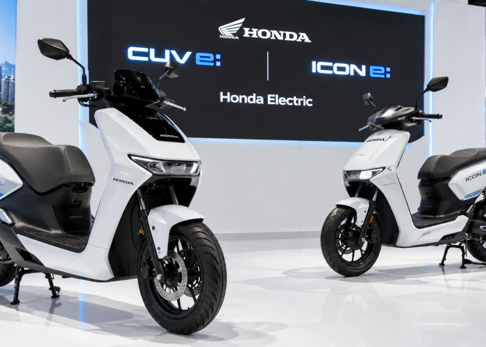 Honda Perkuat Pasar Motor Listrik di Indonesia Lewat CUV e: dan ICON e: