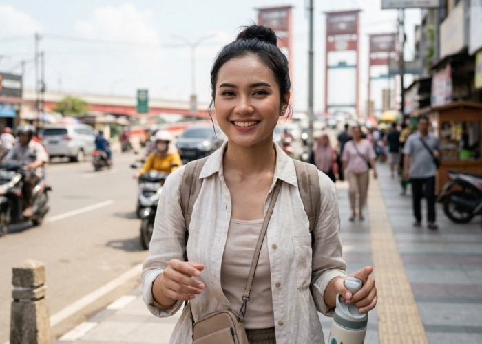Bukan Sulap Bukan Sihir, Makeup Ini Tetap Stay Meski Cuaca Banjir