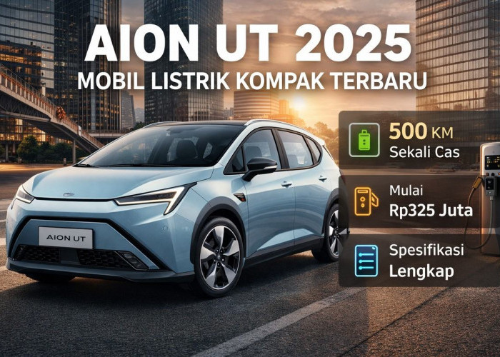 GAC AION Hadirkan UT, Mobil Listrik Modern dengan Fitur Pintar