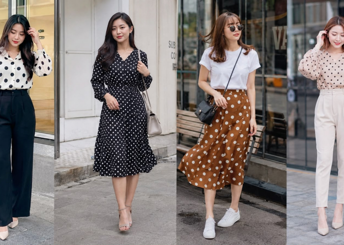 Jangan Salah Gaya, Begini Cara Mix and Match Polkadot yang Elegan dan Modern