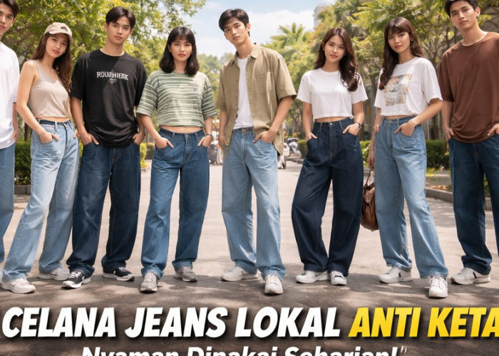 9 Celana Jeans Lokal Anti Ketat yang Nyaman Dipakai Seharian, Cocok untuk Semua Aktivitas!