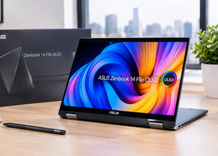 ASUS Zenbook 14 Flip OLED Punya Engsel 360 Derajat, Ini Harga dan Spesifikasinya