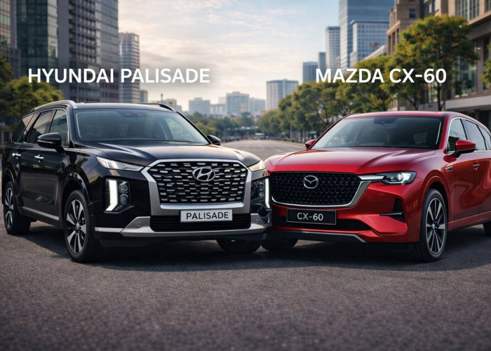 Duel SUV Premium: Palisade Lawan Mazda CX-60 di Indonesia