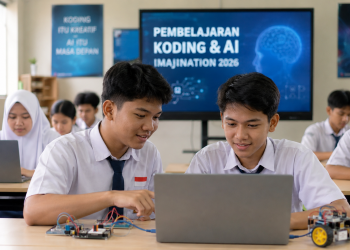 Pembelajaran Koding dan AI Mulai Diperkuat di Sekolah melalui Program ImajiNation 2026