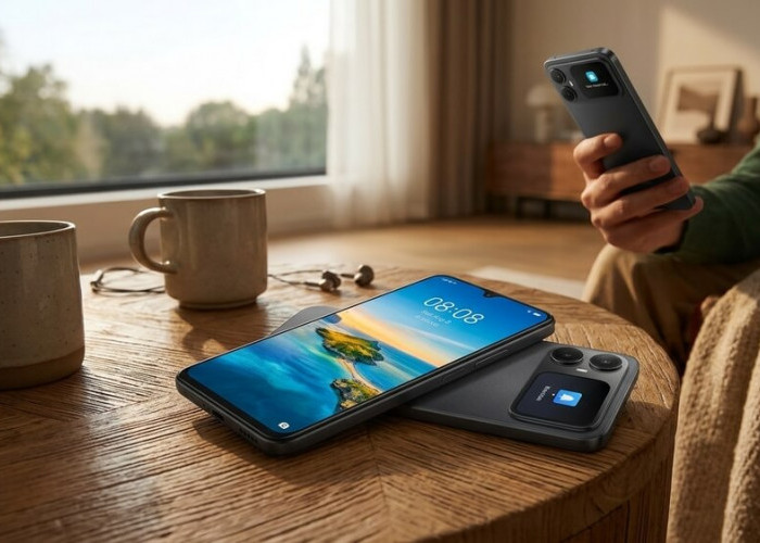 HONOR Play20C, HP Murah dengan Layar Sentuh Tambahan di Bagian Belakang