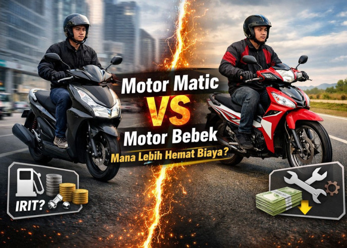 Motor Matic atau Motor Bebek? Ini Perbandingan Biaya Sebenarnya