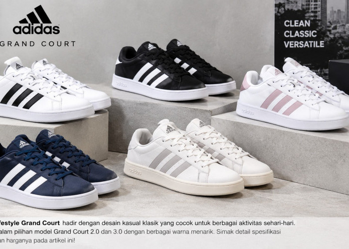 Adidas Grand Court 3.0: Detail Model, Harga, dan Informasi Produk