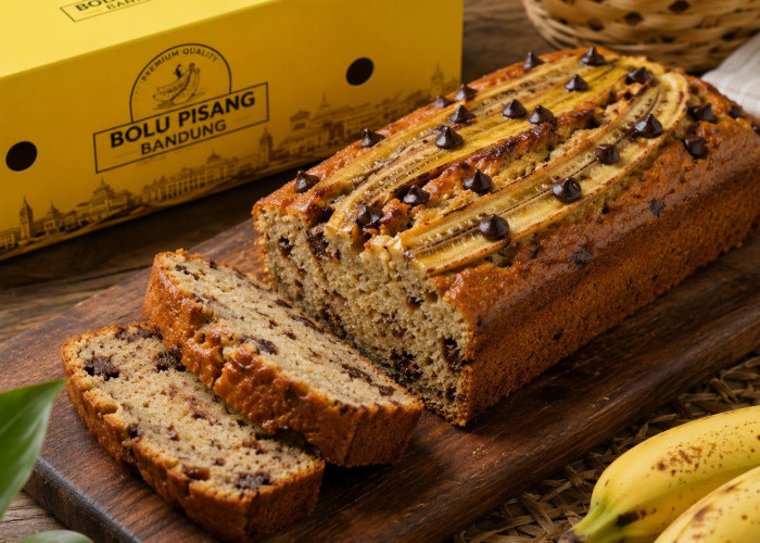 Bolu Pisang Viral Jadi Oleh-Oleh Baru Bandung, Wisatawan Rela Antre Demi Mencicipi