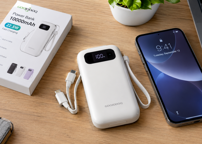 Cari Powerbank 10000mAh? Ini Spesifikasi dan Harga GOOJODOQ Terbaru