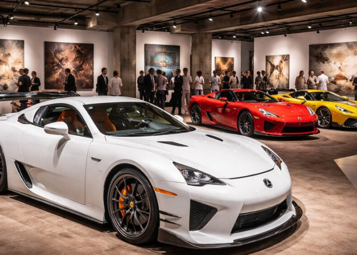 LFA Nurburgring Edition Hadir di Jakarta, Pameran Seni Oliver Wihardja Sajikan Mobil Super Langka