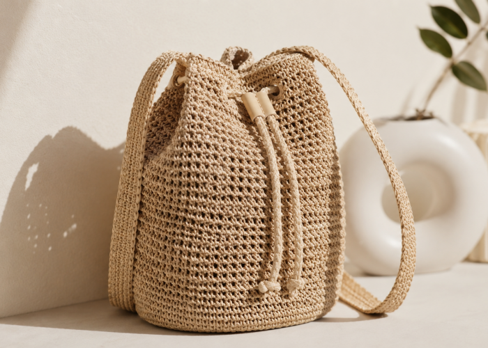 Tas Rajut Tak Lagi Terlihat Sederhana, Model Bucket UNIQLO Tawarkan Kesan Elegan