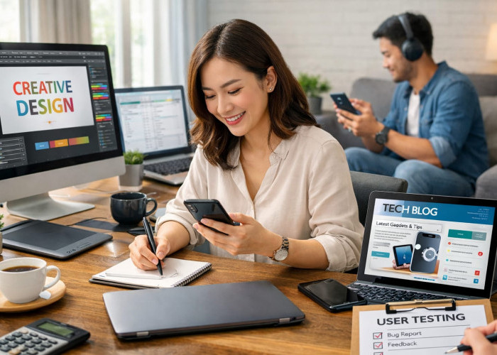 Modal Laptop dan Internet, 5 Kerja Sampingan Tech Ini Layak Dicoba, Dijamin Cuan! 