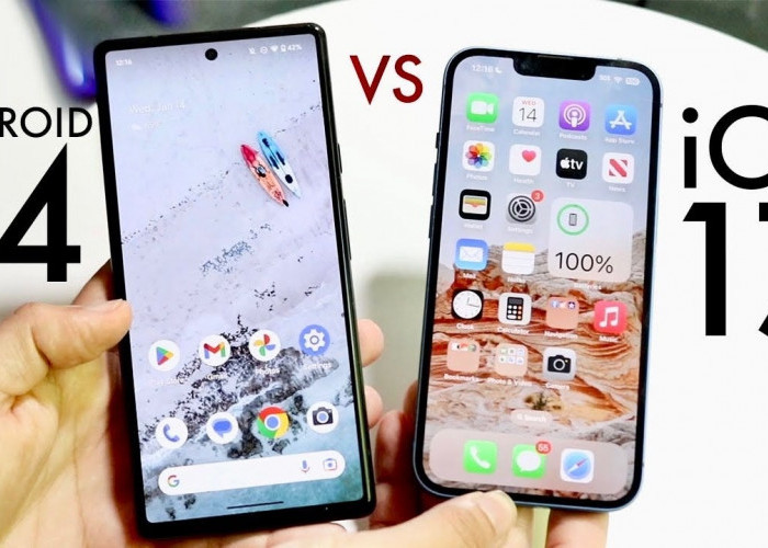 Adu Sistem Operasi Smartphone: Google Android 14 vs iOS 17, Mana yang Lebih Unggul? 