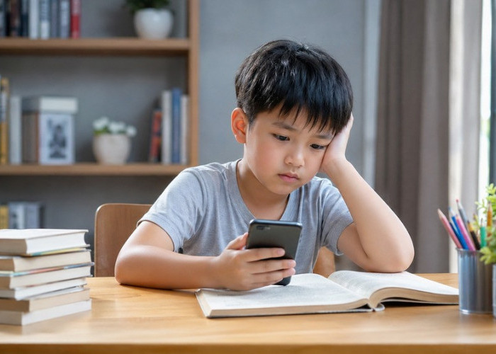 Anak Terlalu Sering Scroll Medsos, Benarkah Bisa Menurunkan Minat Baca?
