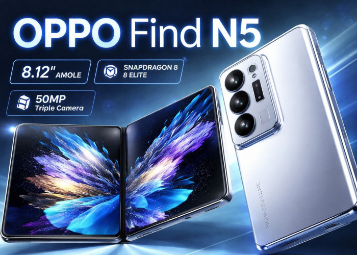 Spesifikasi OPPO Find N5 Terungkap, Smartphone Foldable Tipis dengan Teknologi Terbaru