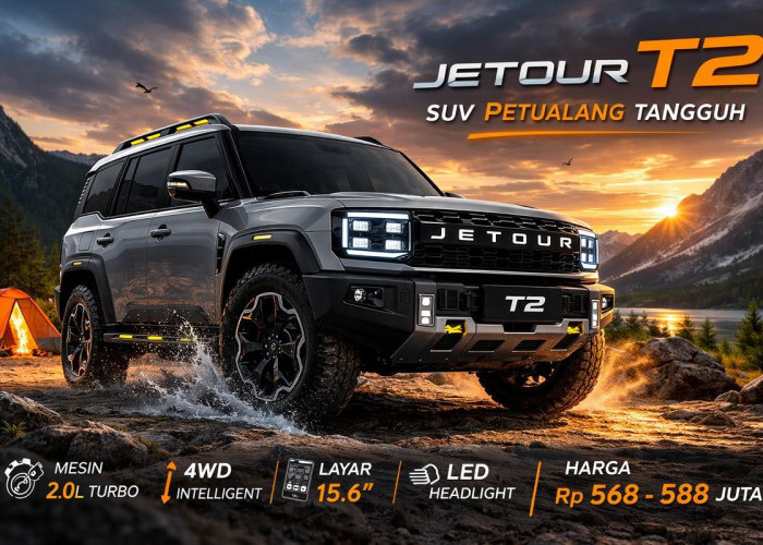 Jetour T2 SUV Bergaya Boxy yang Siap Jelajah Segala Medan