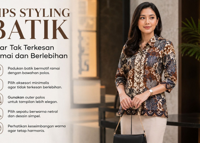 Jangan Sampai Salah! Cara Memakai Batik agar Tetap Simpel dan Menawan