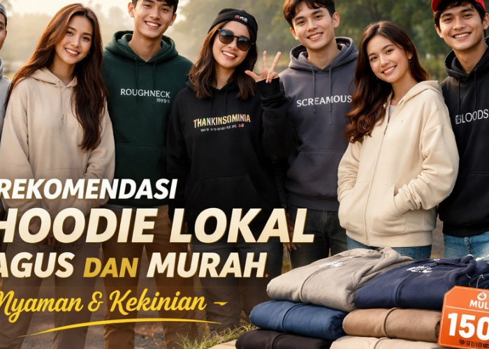 7 Pilihan Hoodie Lokal Kekinian untuk Tampilan Stylish Harian