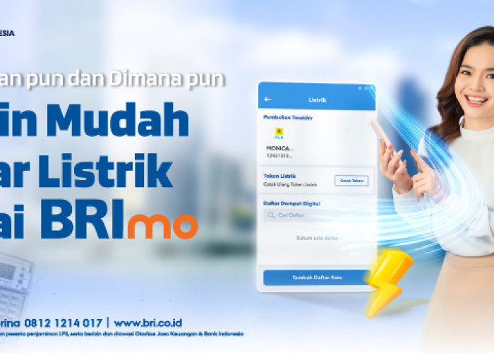 Beli Token Listrik Tanpa Repot! Cukup dengan BRImo dari Ponsel Anda