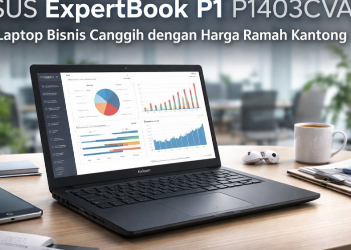 ASUS ExpertBook P1 P1403CVA: Laptop Bisnis Canggih dengan Harga Ramah Kantong.
