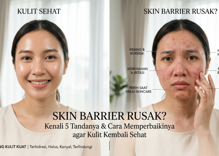 Sering Perih Saat Pakai Skincare? Kenali Tanda Skin Barrier Rusak Sebelum Terlambat