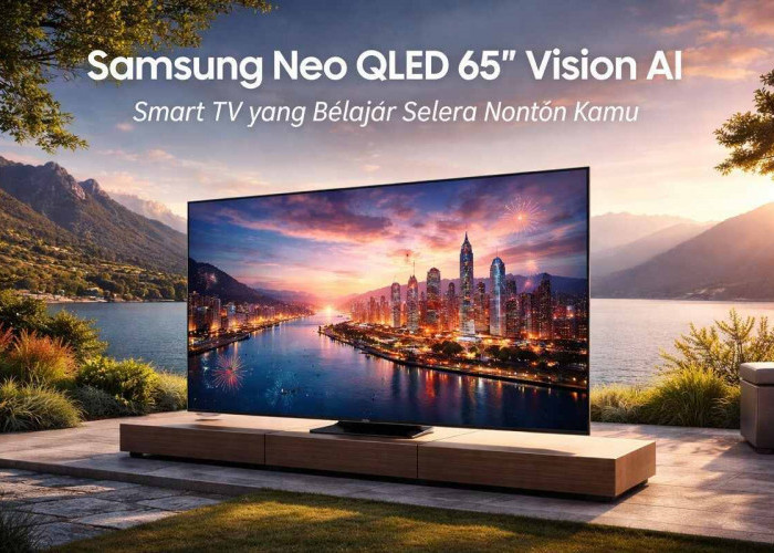 Bukan TV Biasa! Samsung Vision AI 65 Inci Bisa Hafal Selera Nonton Kamu, Ini Spesifikasinya