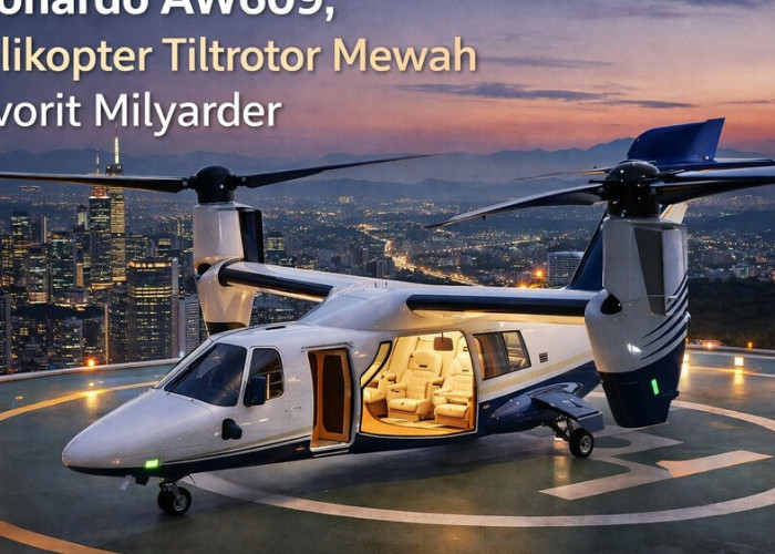 Leonardo AW609: Helikopter Favorit Milyarder dan Spesifikasi Lengkap
